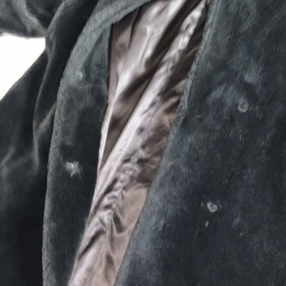 Searle Blatt made in USA FAUX FUR swing coat one size fits most mouton style - Picture 9 of 12